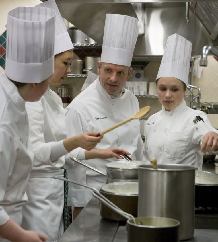 Career changer John Stephano is now a student at The Culinary Institute of America.