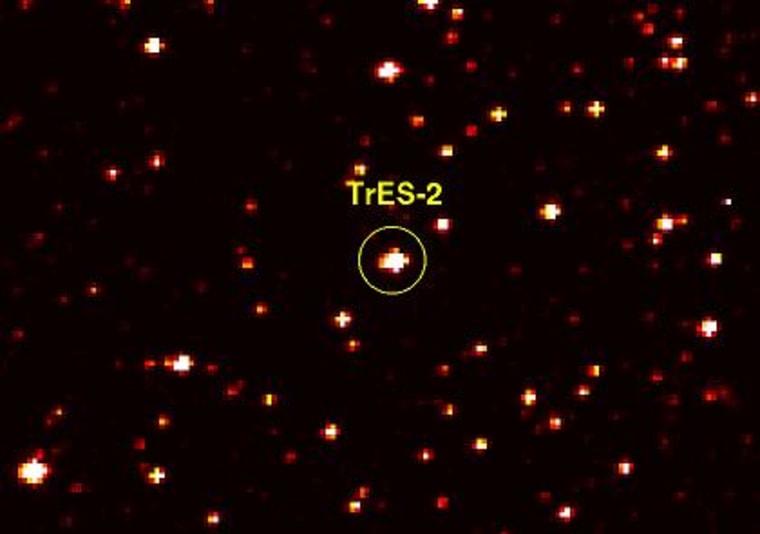 Image: TrES-2 as seen by Kepler
