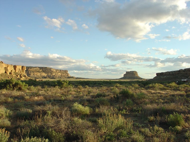 Areas within the San Juan Basin in New Mexico include this part of the Chaco Culture National Historical Park.