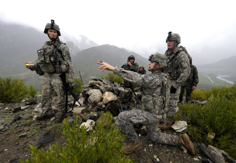 Image: US soldiers from 1st Infantry Division