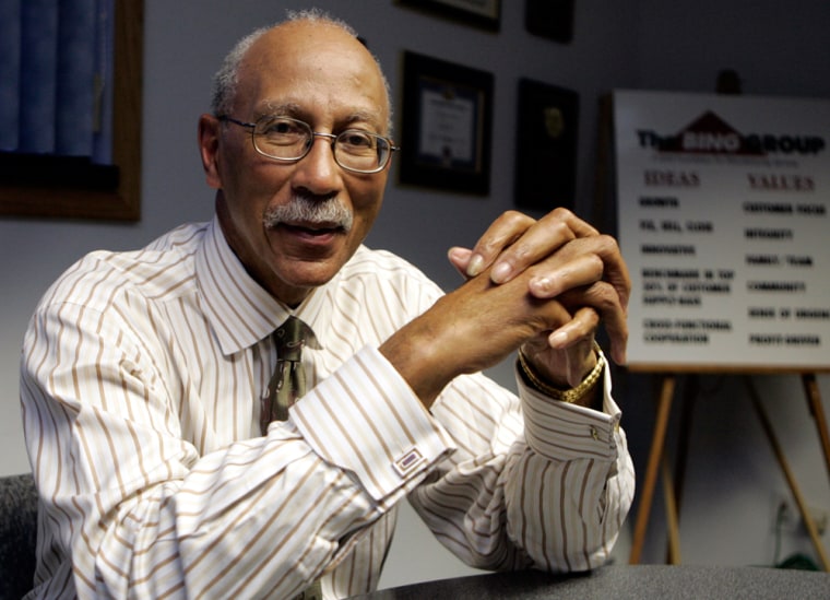 Image: Former Detroit Pistons star Dave Bing is seen in his office in Detroit, Michigan