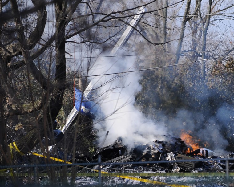 Image: Continental Airlines crash