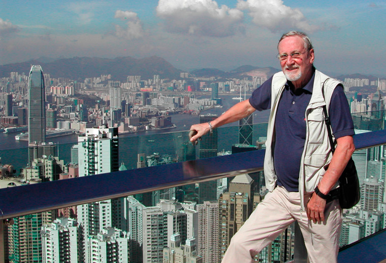 Image: File photo of Dutch photographer Hubert van Es in Hong Kong