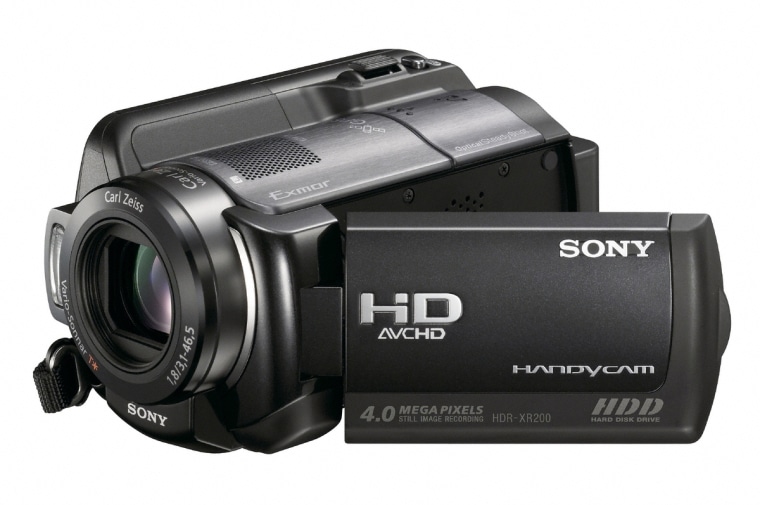 Image: Sony camcorder with GPS built-in