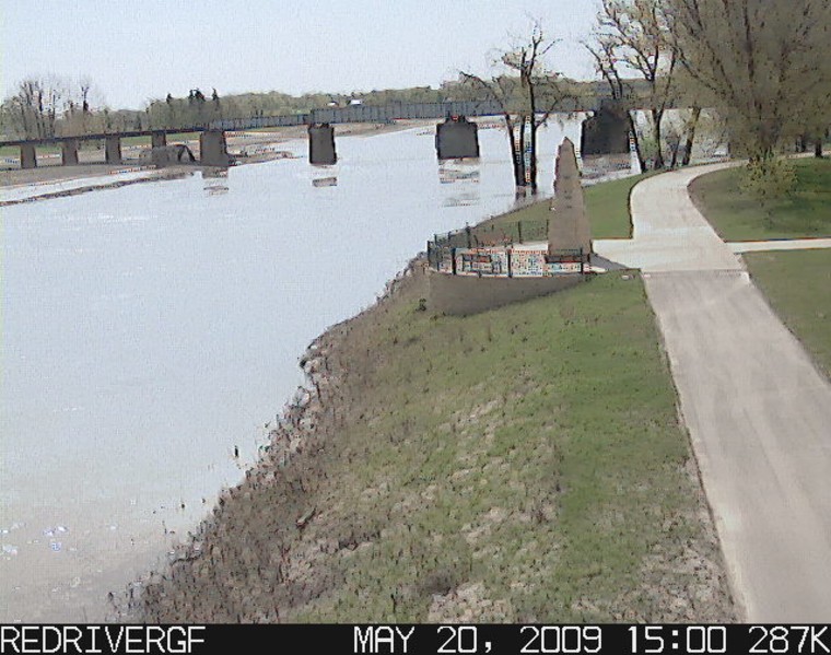 All along its course, including this stretch in Grand Forks, N.D., on Wednesday, the Red River is no longer a flood danger.