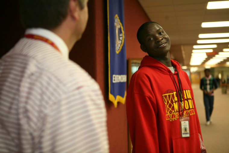 Image: Graduating senior Albert White