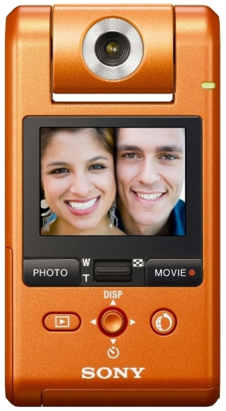 Image: Sony Webbie HD camcorder ($170 retail) MHS-PM1 can take 5-megapixel still photographs.