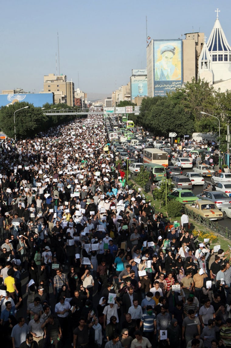 Image: Rally in Tehran, Iran