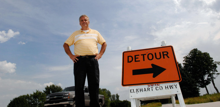 Jeff Taylor, manager for the Elkhart County highway department, says the extension of County Road 17 is a 'shovel-ready' project, but is being held back by bureaucracy.