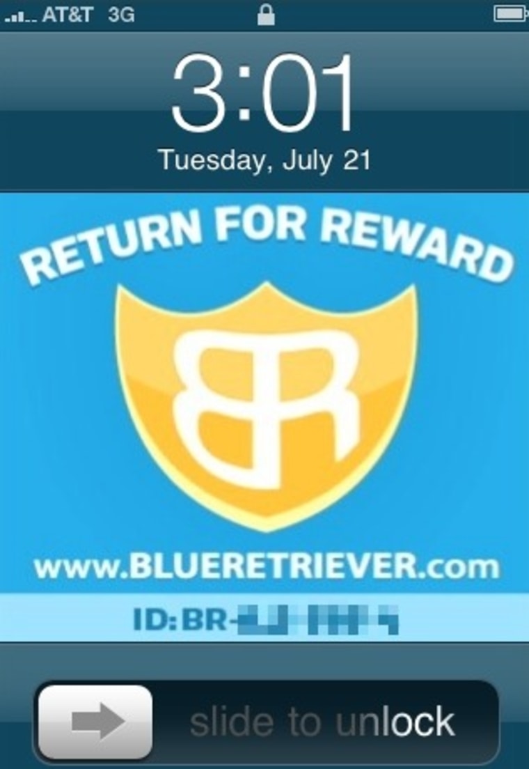 Image: Blue Retriever screen