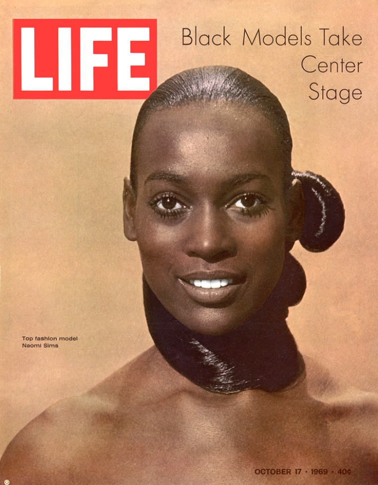 Image: Naomi Sims, Life Magazine Cover October 10, 1969