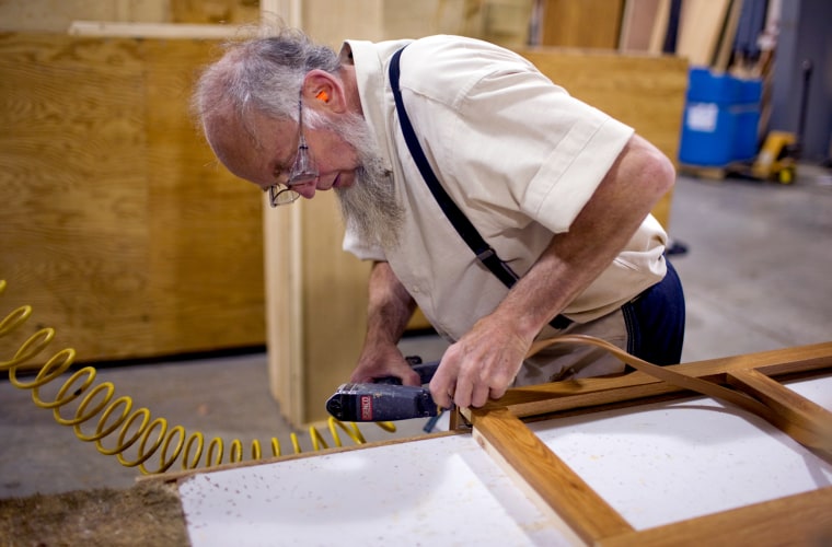 Image: John Yoder builds cabinets