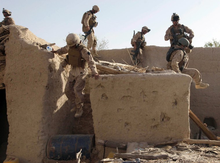 Image: Marines in Dahaneh, Afghanistan