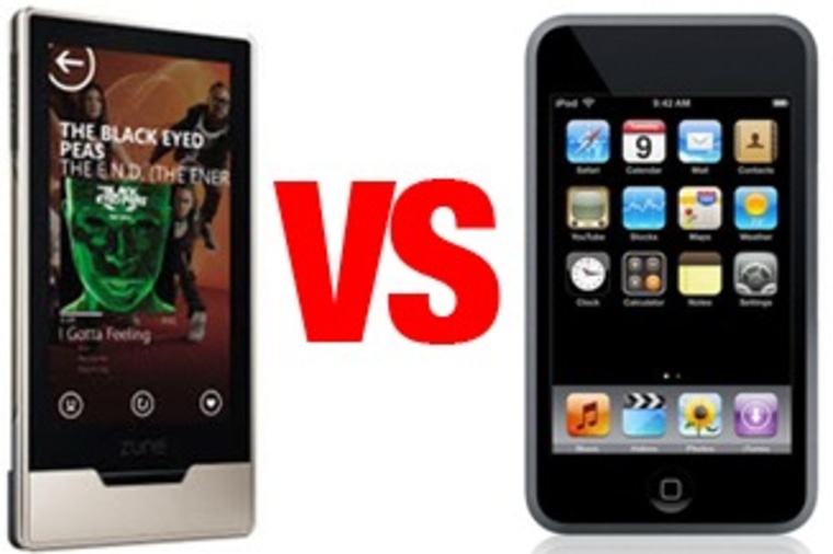 Image: Zune vs. iPod