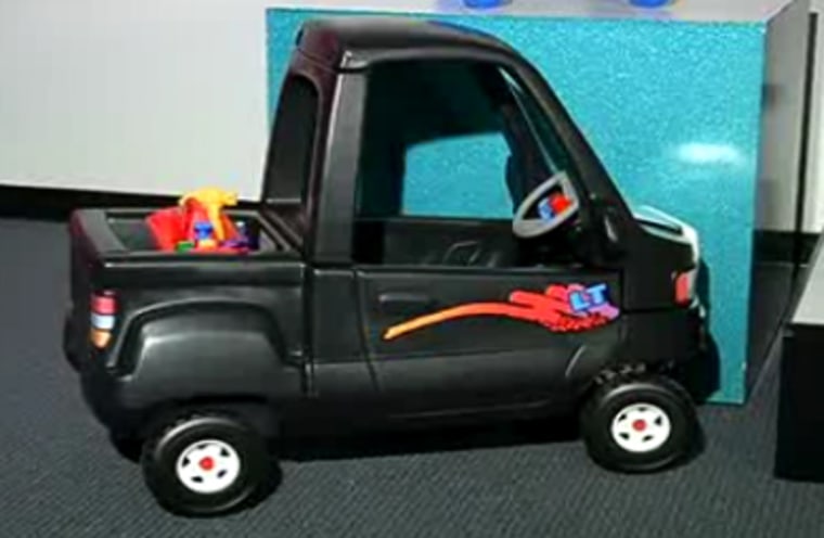 black little tikes truck