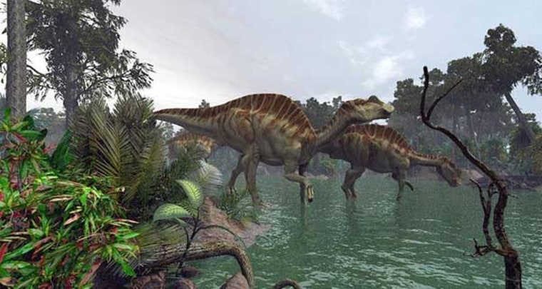 Image: Duck-billed hadrosaur