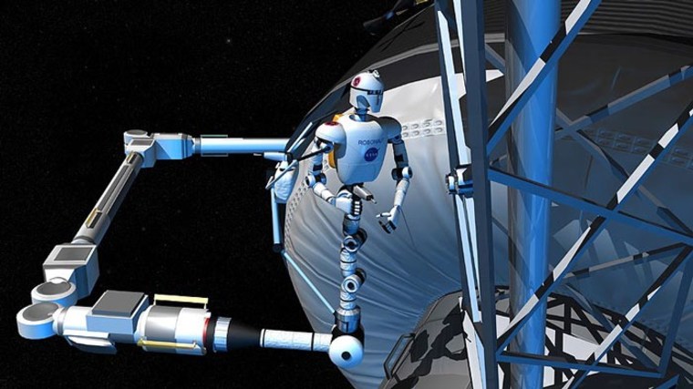 Image: autonomous space robot