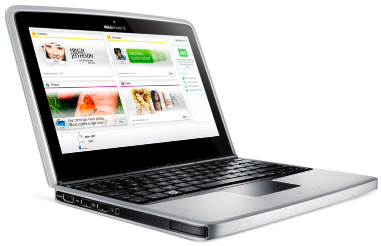 Image: Windows based, Nokia Booklet 3G laptop computer