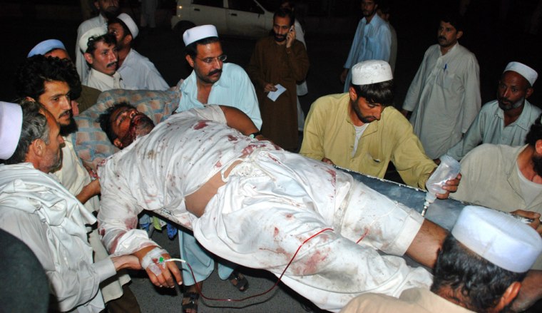 Image: victim of suicide blast