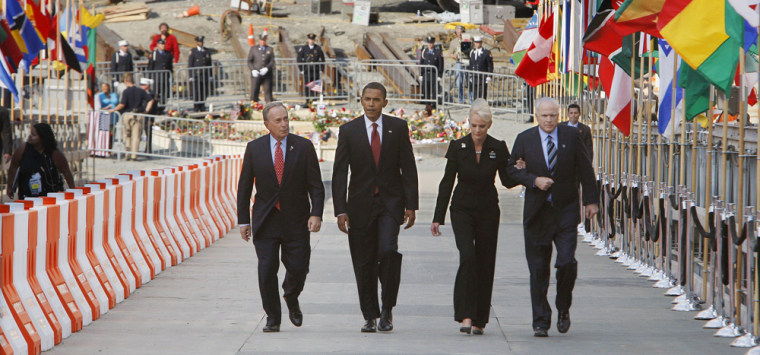 John McCain, Barack Obama, Michael Bloomberg, Cindy McCain