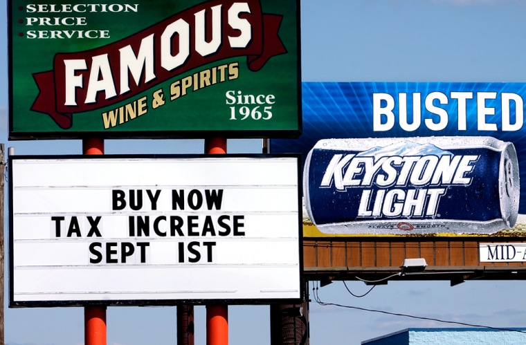 Image: Illinois liquor tax increase