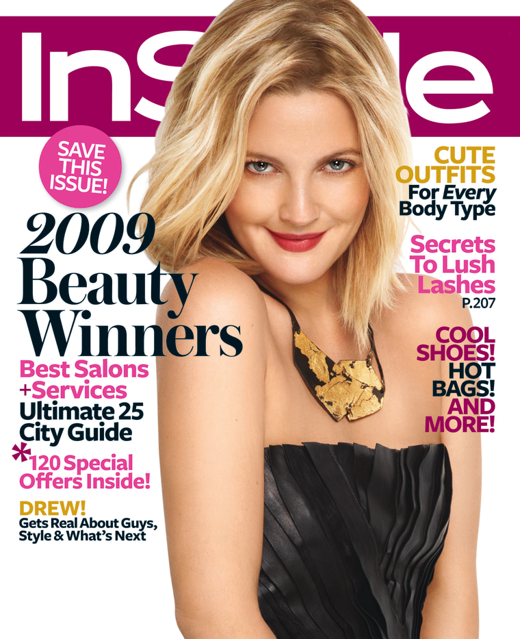 Image: Drew Barrymore on InStyle cover