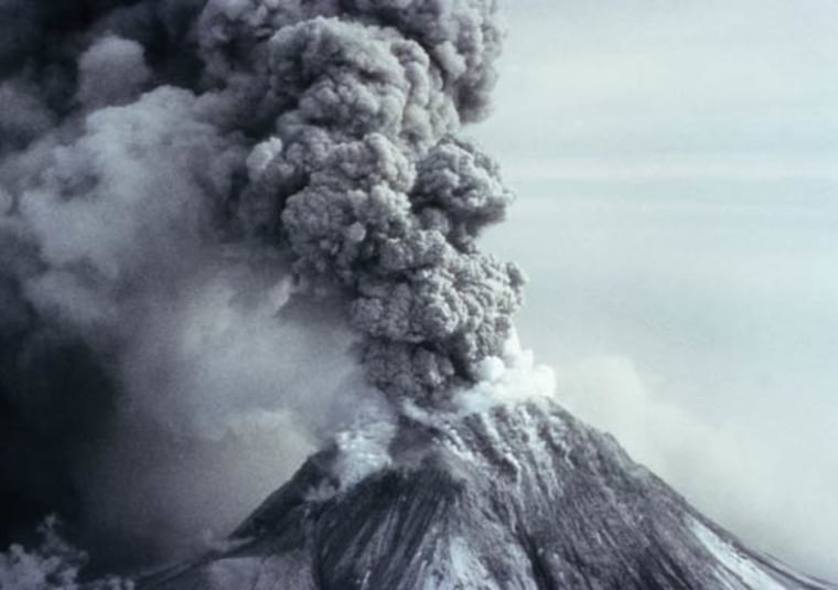 Image: Erupting volcano