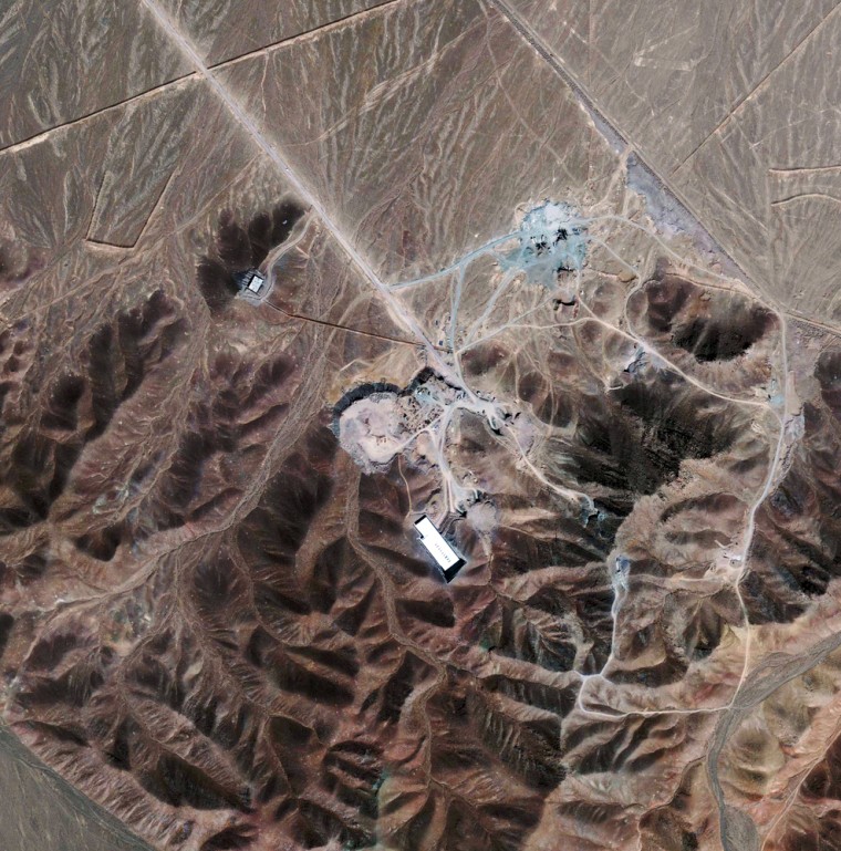 Image: Satellite photo of newly disclosed nuclear fuel facility near Qom