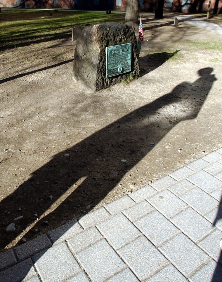 Image: Adams' gravesite