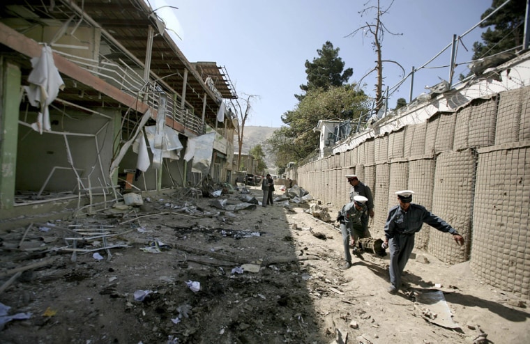 Image: Car bombing aftermath in Kabul