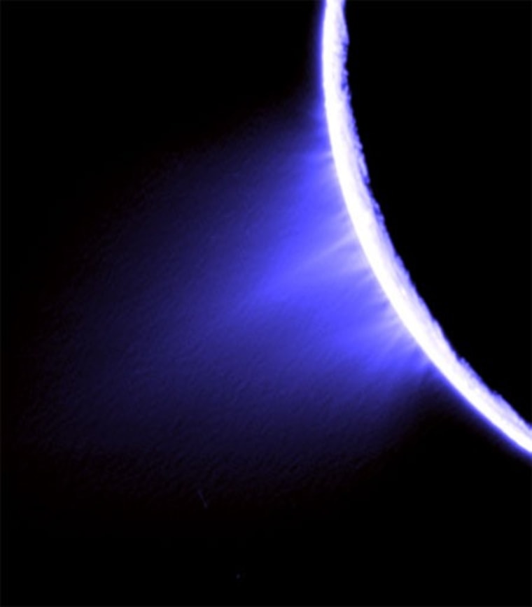 Image: Enceladus plume