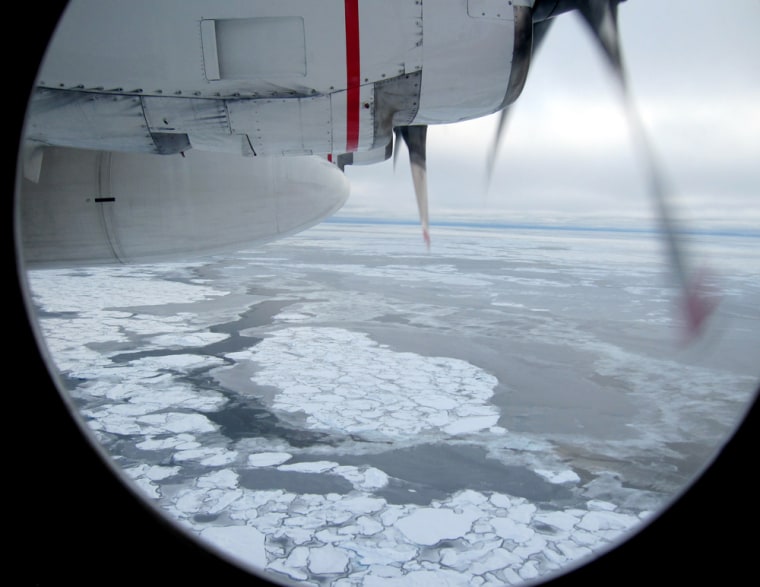 Image: Broken Arctic sea ice