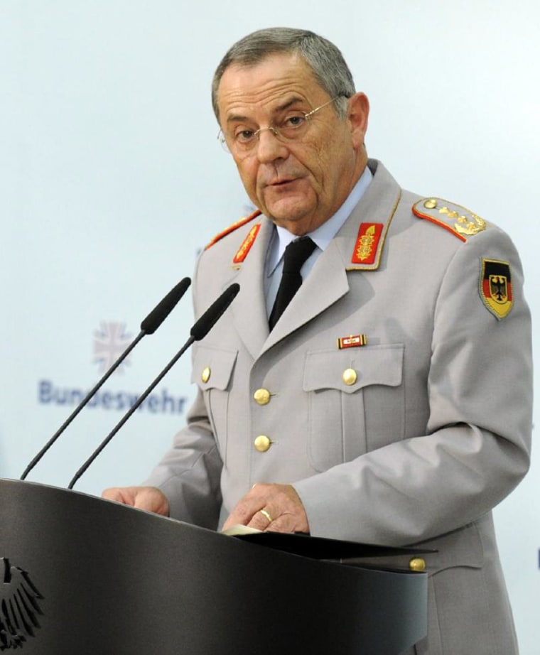 Image: Inspector General of the Bundeswehr, General Wolfgang Schneiderhan