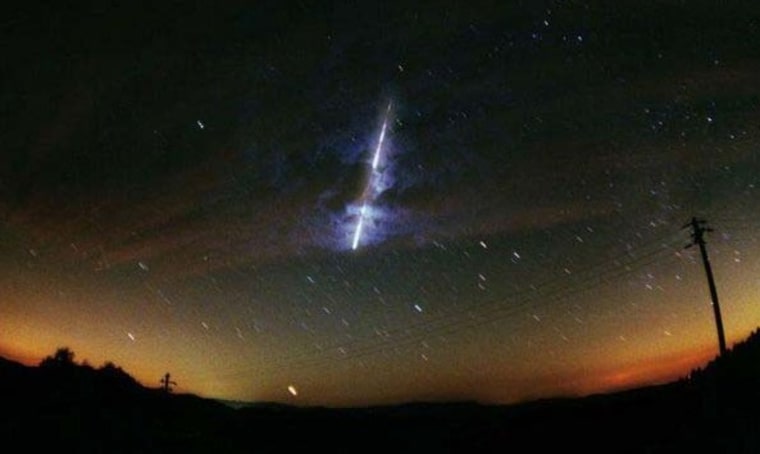 Image: Meteor shower