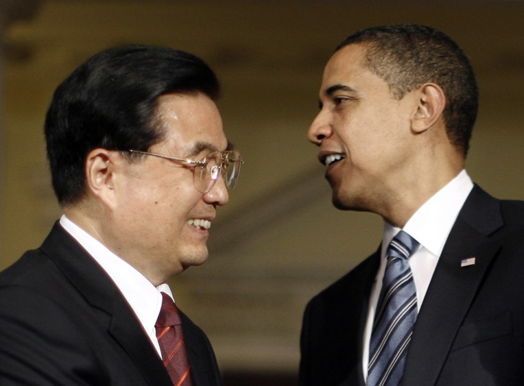 Image: Hu Jintao, Barack Obama