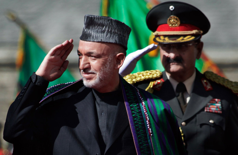 Image: Afghanistan's President Hamid Karzai
