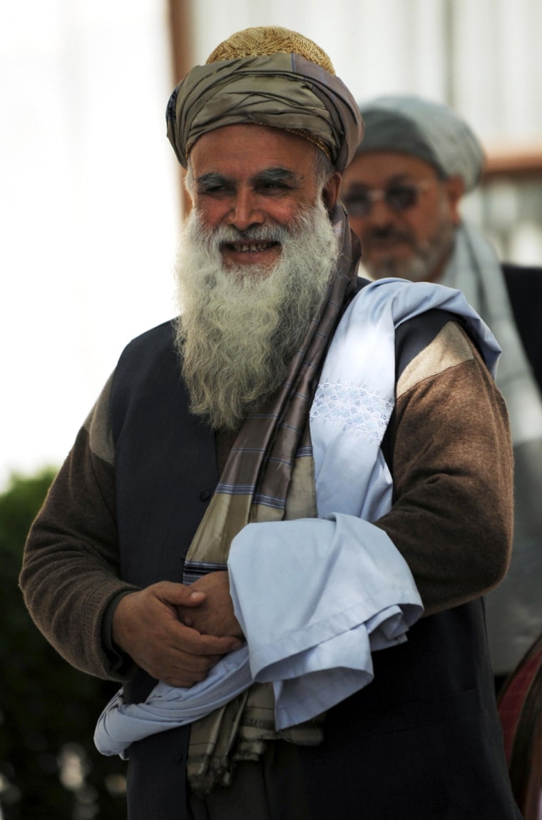Image: Afghan Mujahiden leader Abdul Rab Rasul