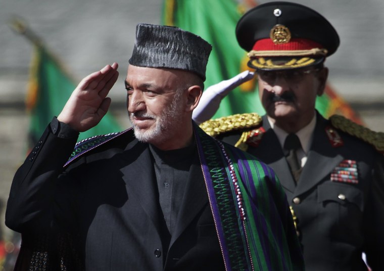 Image: Afghanistan's President Hamid Karzai