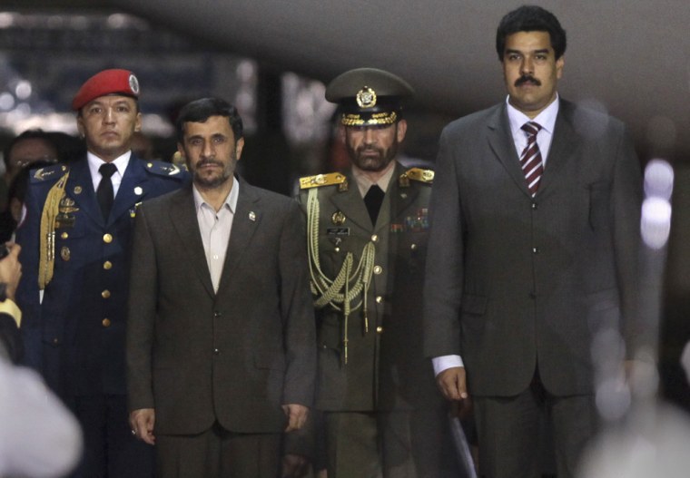 Image: Mahmoud Ahmadinejad, Nicolas Maduro