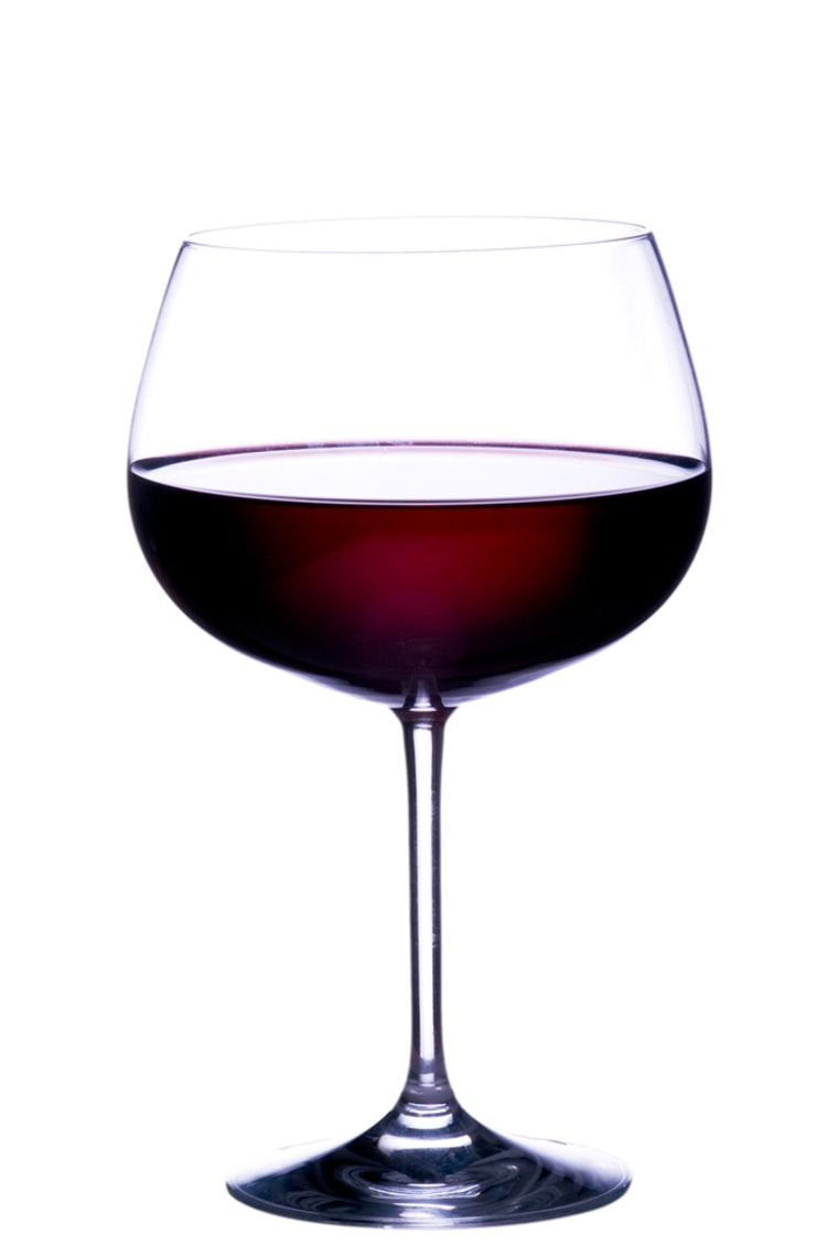 Image: Glass of red wine