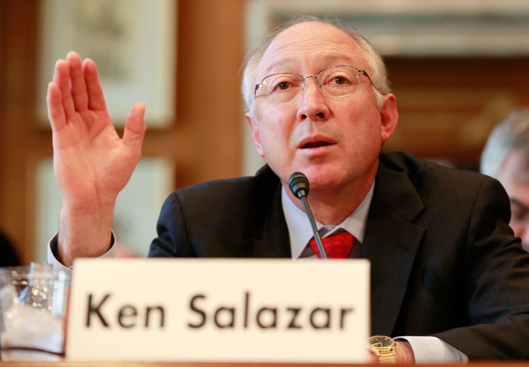 Image: Salazar Testifies Before Senate Indian Affairs Committee