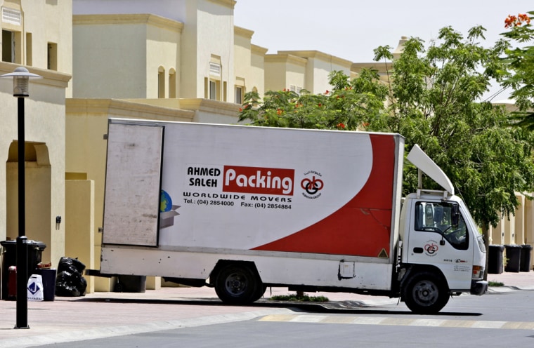 Image: Moving truck in Dubai