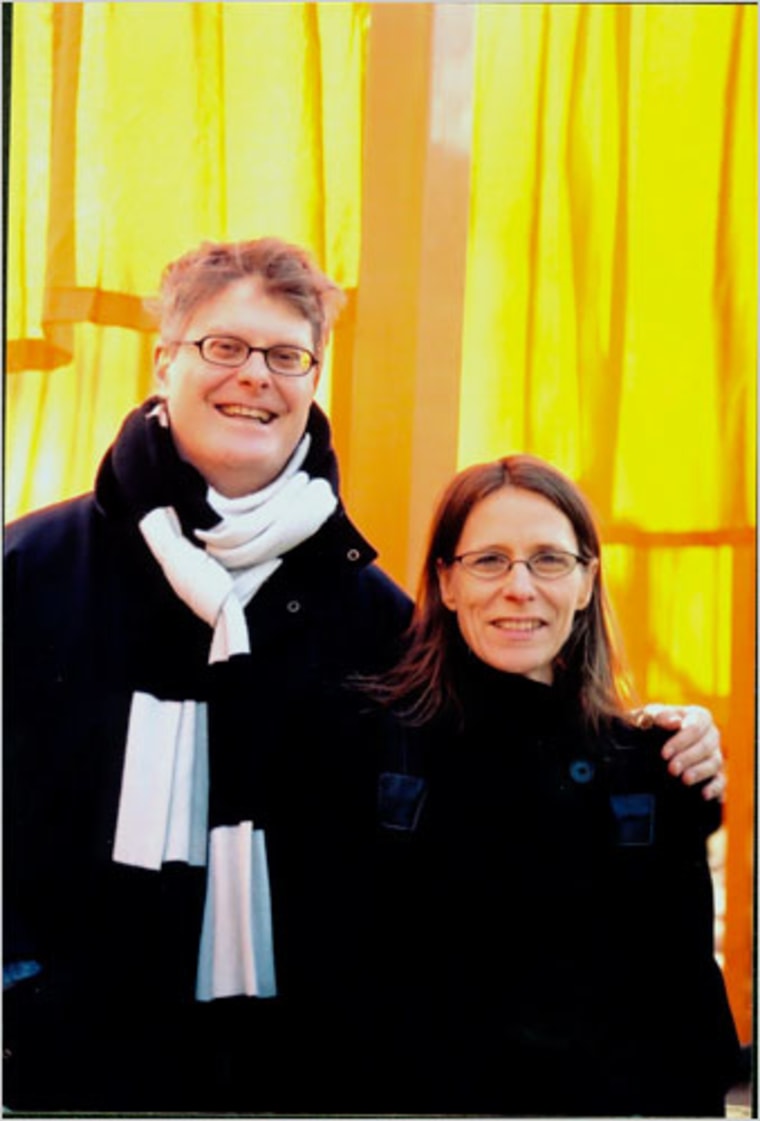 Mr. Jerome-Parks with his wife, Carmen, on the day he received his diagnosis of tongue cancer. For his treatment, he chose St. Vincent's Hospital in Manhattan, which was promoting a new linear accelerator and a treatment called Intensity Modulated Radiation Therapy, which could more precisely shape and modulate the radiation beam.