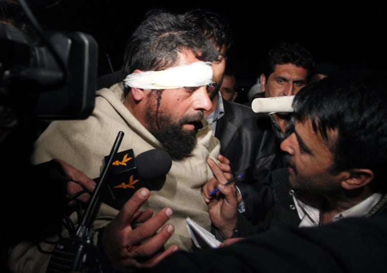 Image: Afghan man injured in Kabul