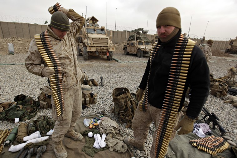 Image: U.S. Marines in Helmand province, Afghanistan