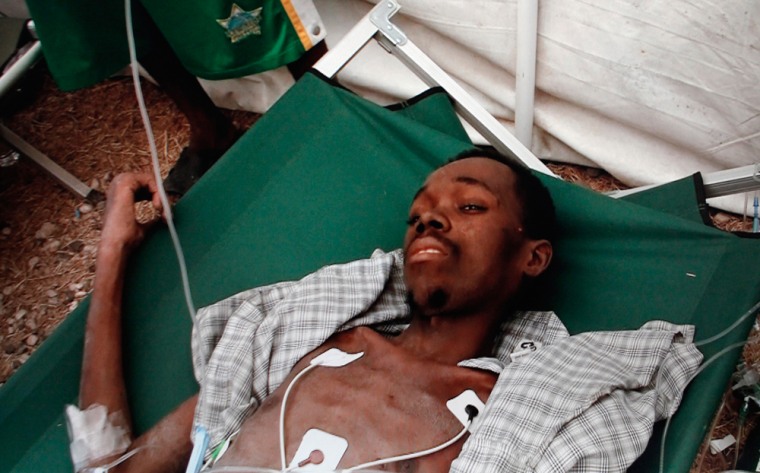 Image: Haiti earthquake survivor Evans Monsigrace