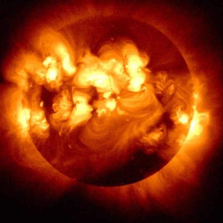 Image: Solar flares