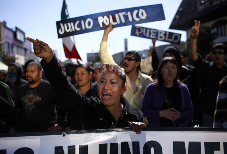 Image: Protest against violence in Ciudad Juarez, Mexico