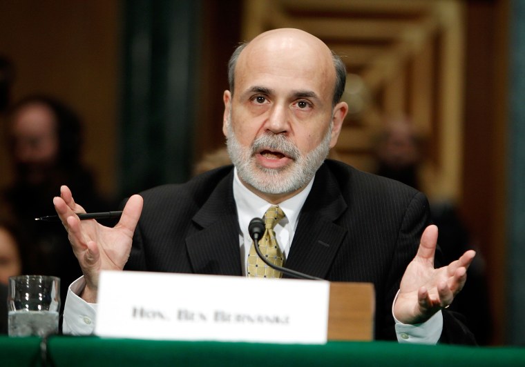 Image: Fed Chair Bernanke Testifies On Monetary Policy To Senate Committee