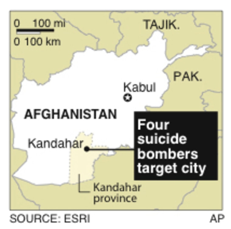 Image: Map locates Kandahar